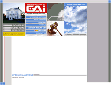 Tablet Screenshot of gardnerauctions.com
